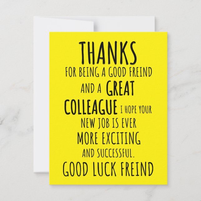 Tarjeta Festiva felicitaciones, nuevo trabajo, promoción, graduado (Anverso)