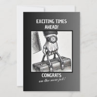 Felicitaciones por el nuevo trabajo