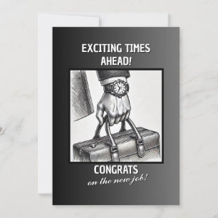 Tarjeta Festiva Felicitaciones por el nuevo trabajo