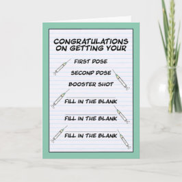 Tarjeta Festiva Felicitaciones por tu gallo de tiros de Coronaviru