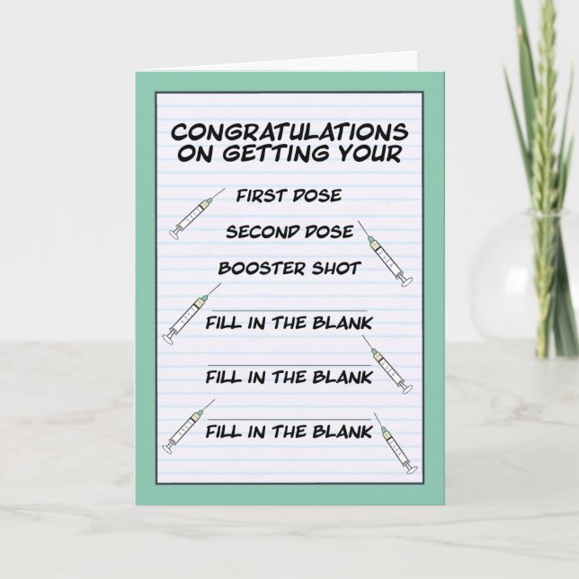 Tarjeta Festiva Felicitaciones por tu gallo de tiros de Coronaviru (Anverso)