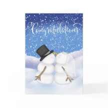 Felicitaciones por una boda de invierno