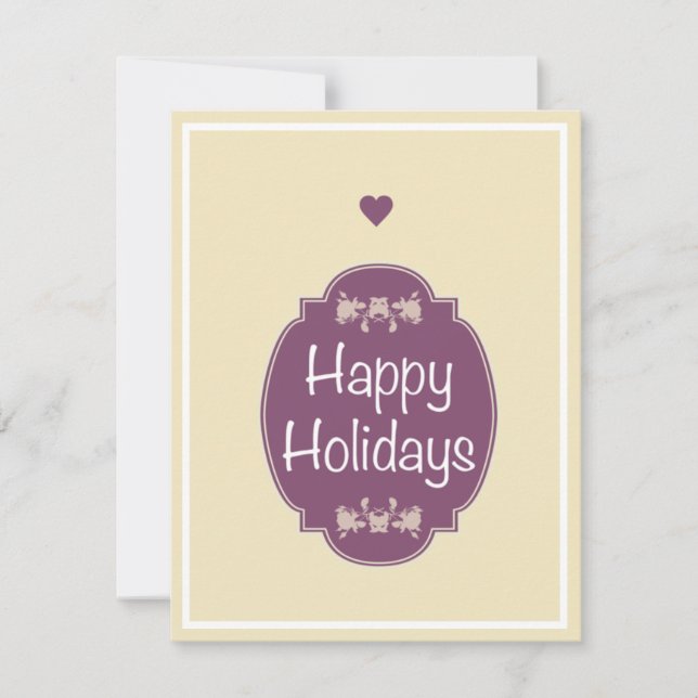 Tarjeta Festiva Feliz (Anverso)