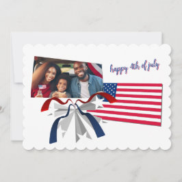 Tarjeta Festiva Feliz 4 de julio
