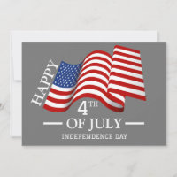 Feliz 4 de julio Día de la Independencia Bandera A