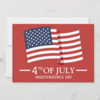 Feliz 4 de julio Día de la Independencia Bandera A