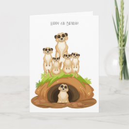 Tarjeta Festiva Feliz 6° cumpleaños