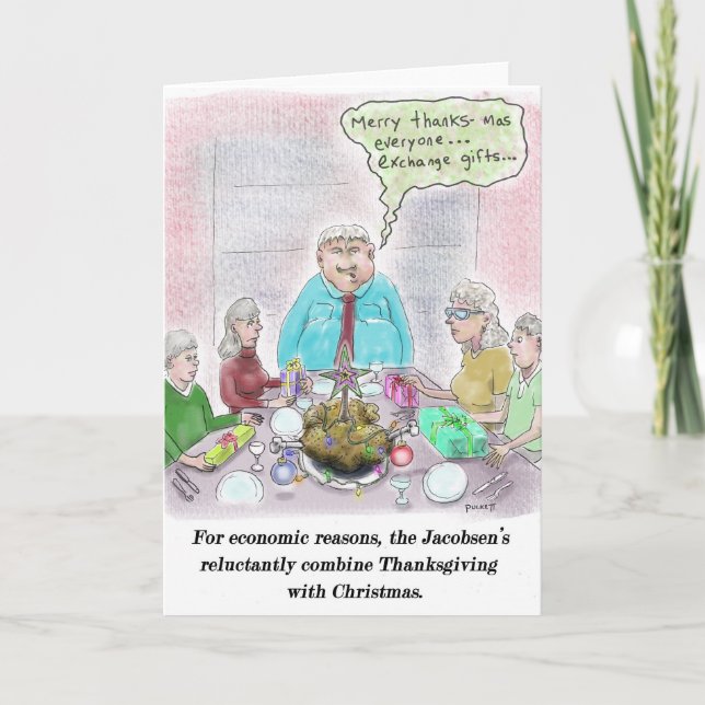 Tarjeta Festiva ¡Feliz agradecimiento a mas! (Anverso)