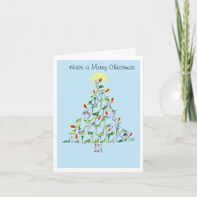 Tarjeta Festiva ¡Feliz año de los zapatos! (Anverso)