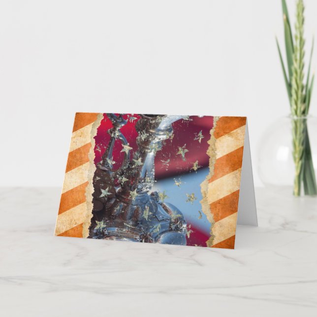 Tarjeta Festiva Feliz Año Nuevo (Anverso)