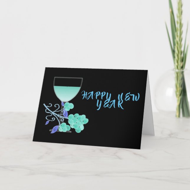 TARJETA FESTIVA FELIZ ***AÑO NUEVO*** (Anverso)