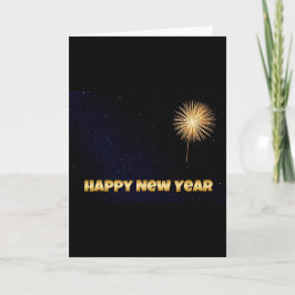 Tarjeta Festiva Feliz Año Nuevo