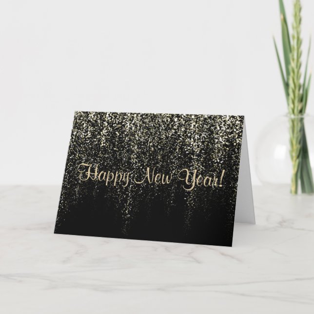 Tarjeta Festiva Feliz Año Nuevo (Anverso)