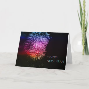 Tarjeta Festiva Feliz Año Nuevo