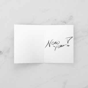 Tarjeta Festiva Feliz Año Nuevo