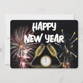 Tarjeta Festiva Feliz Año Nuevo