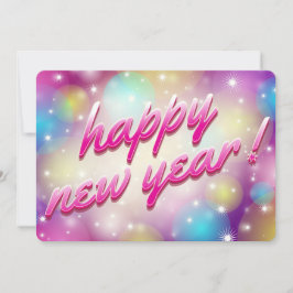 Tarjeta Festiva Feliz Año Nuevo