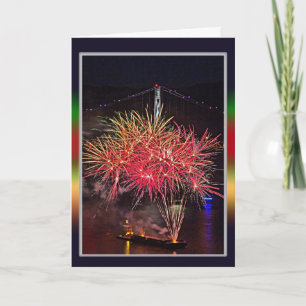 Tarjeta Festiva Feliz Año Nuevo