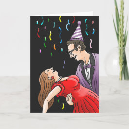Tarjeta Festiva Feliz Año Nuevo