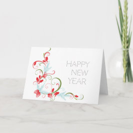 Tarjeta Festiva Feliz Año Nuevo