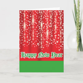 Tarjeta Festiva Feliz Año Nuevo