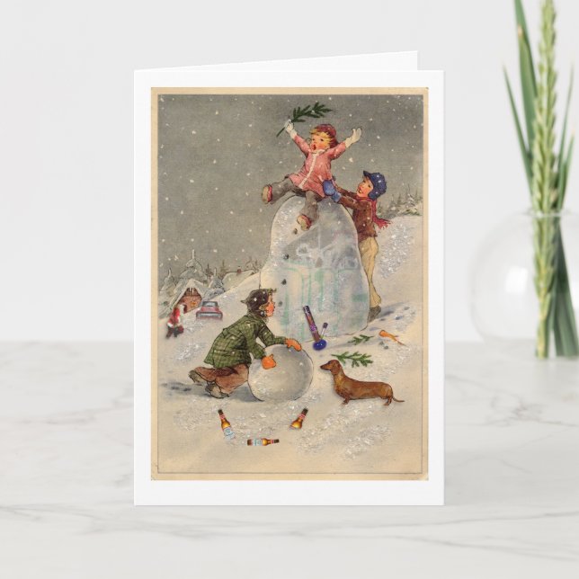 Tarjeta Festiva ¡Feliz! Año Nuevo… (Anverso)