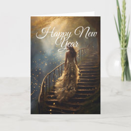 Tarjeta Festiva Feliz Año Nuevo
