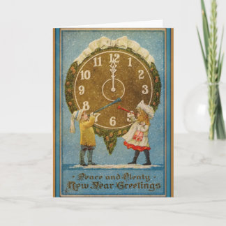 Tarjeta Festiva Feliz Año Nuevo