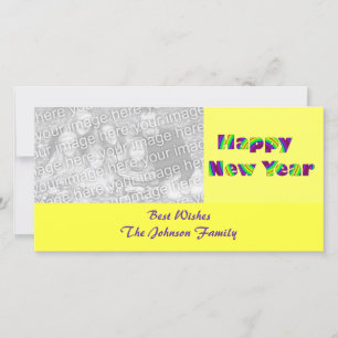 Tarjeta Festiva Feliz Año Nuevo