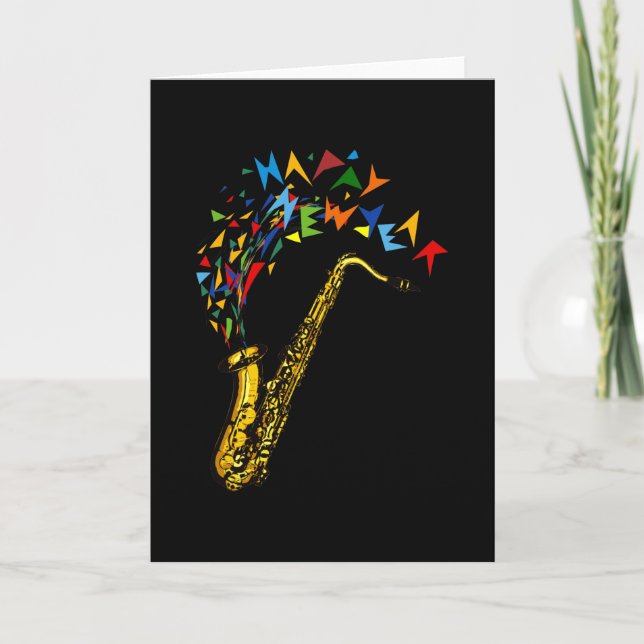 Tarjeta Festiva Feliz Año Nuevo (Anverso)