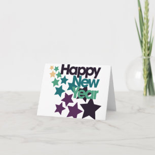 Tarjeta Festiva Feliz Año Nuevo