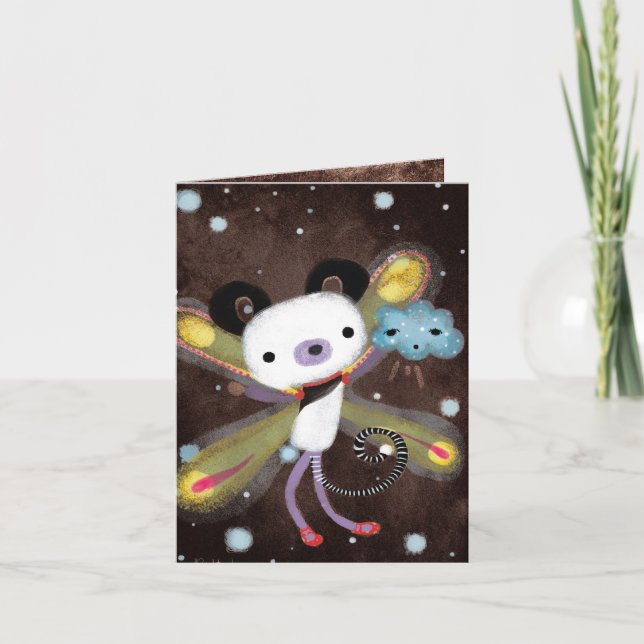 Tarjeta Festiva Feliz Año Nuevo (Anverso)