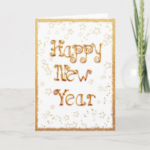 Tarjeta Festiva Feliz Año Nuevo