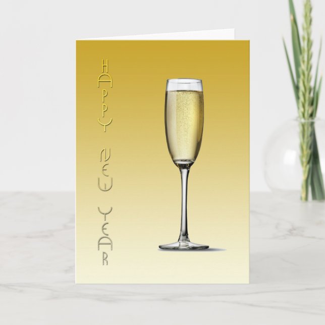 TARJETA FESTIVA FELIZ AÑO NUEVO (Anverso)
