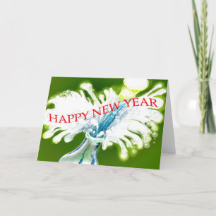Tarjeta Festiva Feliz Año Nuevo