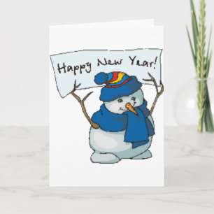 Tarjeta Festiva Feliz Año Nuevo