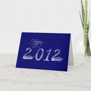 Tarjeta Festiva Feliz Año Nuevo 2012