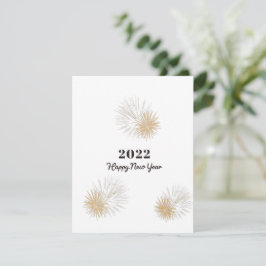 Tarjeta Festiva Feliz Año Nuevo 2022