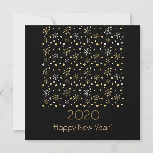 Tarjeta Festiva Feliz Año Nuevo 2023 y decoración de Navidades de  (Anverso)