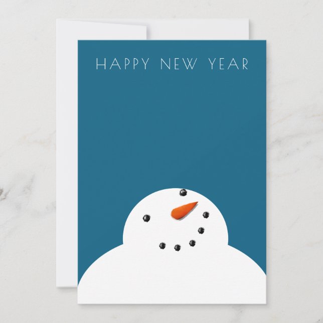 Tarjeta Festiva Feliz Año Nuevo 2025 (Anverso)