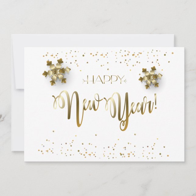 Tarjeta Festiva ¡Feliz Año Nuevo 2026! Festival de vacaciones de i (Anverso)