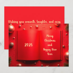 Tarjeta Festiva Feliz Año Nuevo 2027