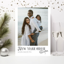 Tarjeta Festiva Feliz Año Nuevo Gritos Modern Family 4 Fotografía 