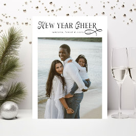Tarjeta Festiva Feliz Año Nuevo Gritos Modern Family 4 Fotografía 