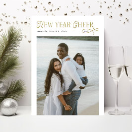 Tarjeta Festiva Feliz Año Nuevo Gritos Modern Family 4 Fotografía 