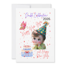 Feliz Año Nuevo y Feliz Cumpleaños Doble Celebraci