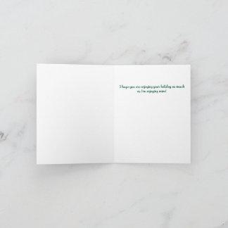 Tarjeta Festiva ¡Feliz baile para Navidades!