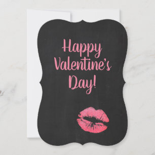 Tarjeta Festiva Feliz beso de San Valentín 💕