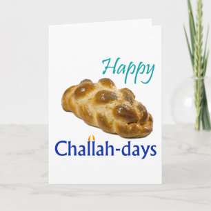 Tarjeta Festiva Feliz Challah-days