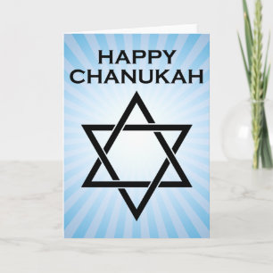 Tarjeta Festiva feliz chanukah